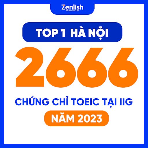 Trong bối cảnh nhu cầu sử dụng Tiếng Anh ngày càng quan trọng như hiện nay, Zenlish đã ghi dấu ấn mạnh mẽ khi chính thức xác lập vị thế Top 1 trong lĩnh vực đào tạo TOEIC tại Hà Nội với 2666 chứng chỉ quốc tế trong năm 2023. Vậy điều gì đã tạo nên kết quả “bùng nổ” này tại Zenlish?
