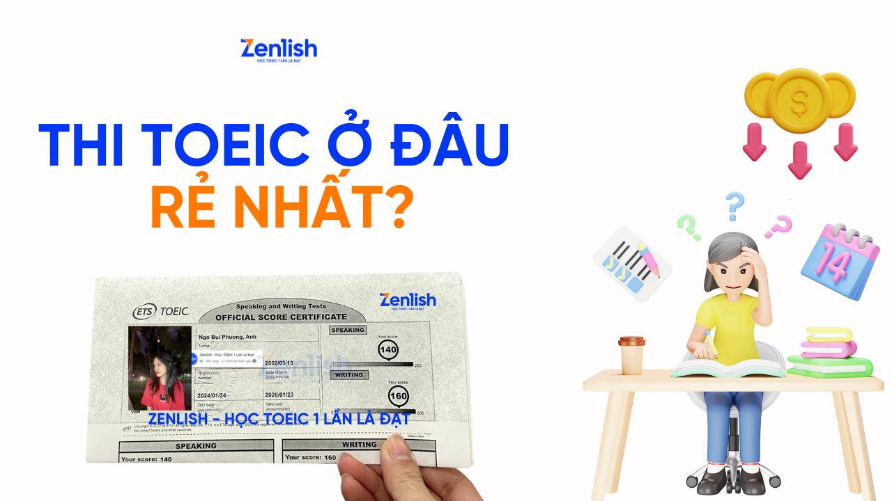 THI TOEIC Ở ĐÂU RẺ NHẤT