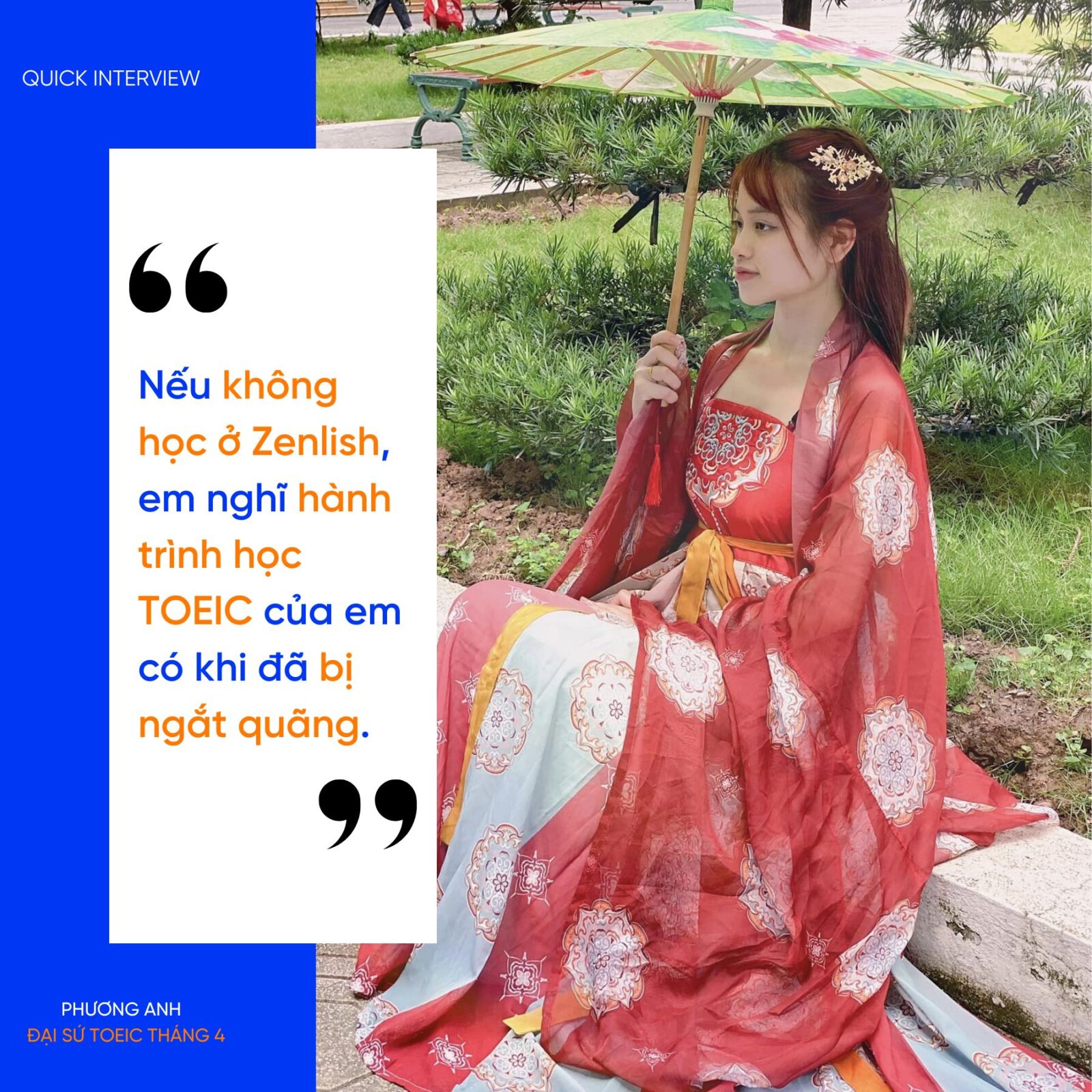 Cảm nhận của Phương Anh về Zenlish