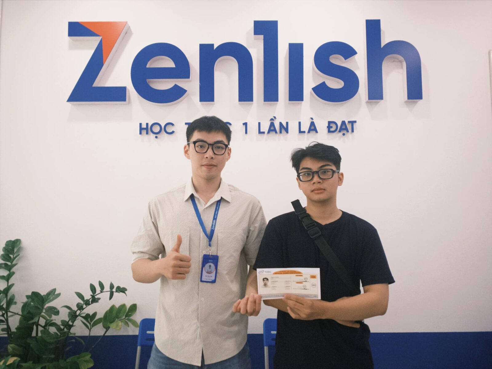 Thế Anh check-in cùng Cố vấn học tập