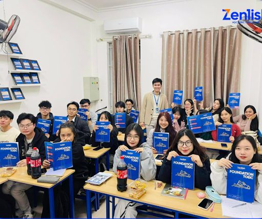 Học viên check-in tại Zenlish