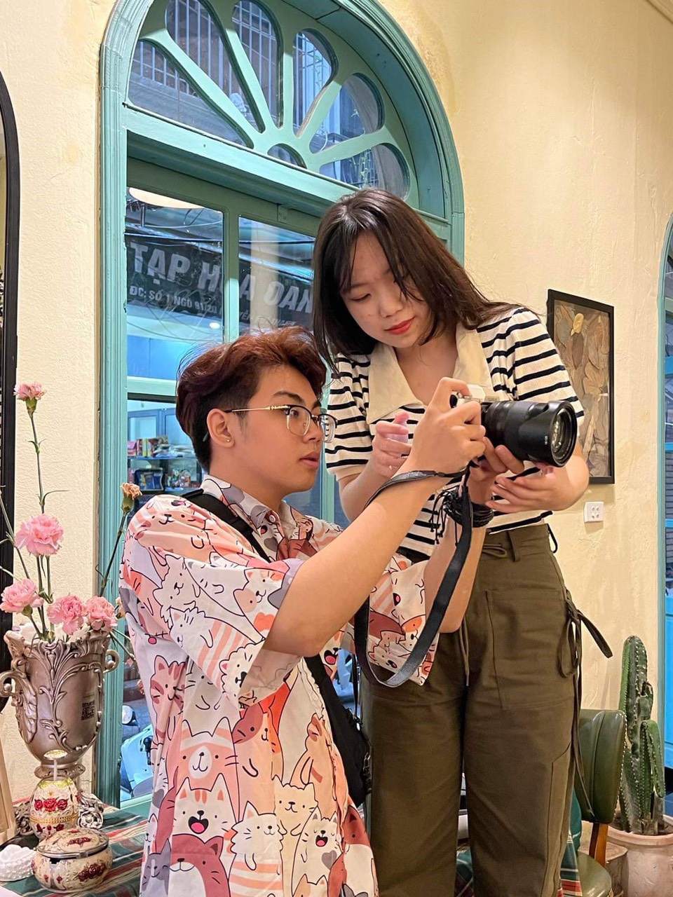 Thế Anh hết mình trong công việc