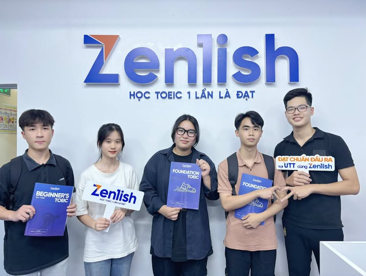 Trung Kiên check-in ngày đầu học tại Zenlish