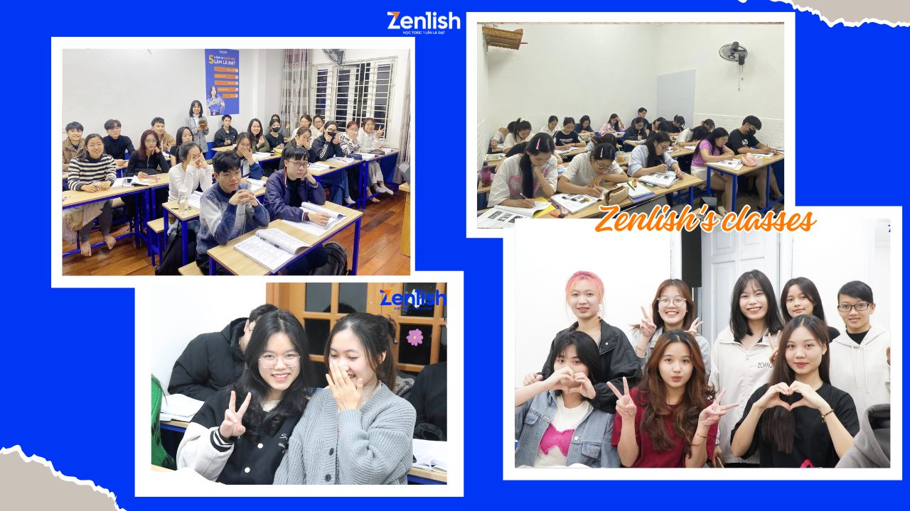 Hình ảnh lớp học tại Zenlish